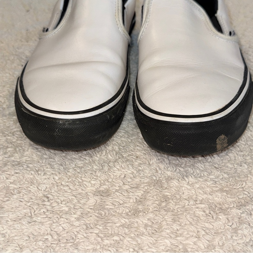 Vans Chris Cosentino Chef White Ultracush Slip-On Loafers Size 9 - Picture 4 of 8